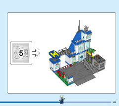 LEGO 60316 instructions page 123 – build guide