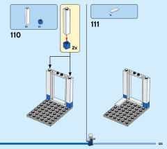 LEGO 60316 instructions page 125 – build guide