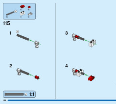 LEGO 60316 instructions page 128 – build guide