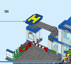 LEGO 60316 instructions page 155 – build guide