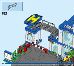 LEGO 60316 instructions page 156 – build guide