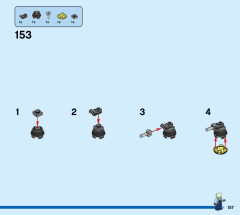 LEGO 60316 instructions page 157 – build guide