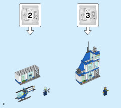 LEGO 60316 instructions page 2 – build guide