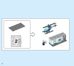 LEGO 60316 instructions page 4 – build guide