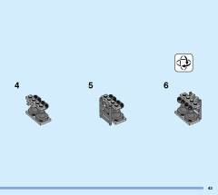 LEGO 60316 instructions page 43 – build guide
