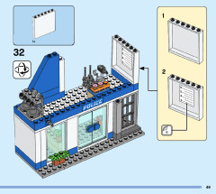 LEGO 60316 instructions page 49 – build guide