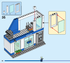 LEGO 60316 instructions page 52 – build guide