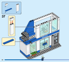 LEGO 60316 instructions page 54 – build guide