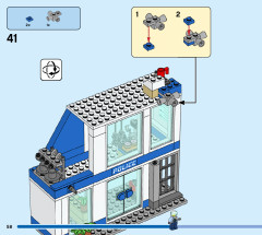 LEGO 60316 instructions page 58 – build guide