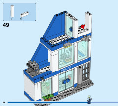 LEGO 60316 instructions page 66 – build guide