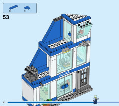 LEGO 60316 instructions page 70 – build guide