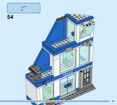 LEGO 60316 instructions page 71 – build guide