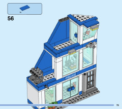 LEGO 60316 instructions page 73 – build guide