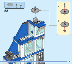 LEGO 60316 instructions page 75 – build guide