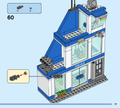 LEGO 60316 instructions page 77 – build guide