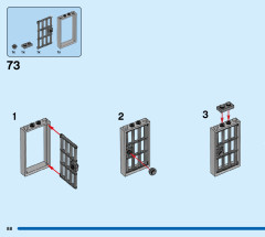 LEGO 60316 instructions page 88 – build guide