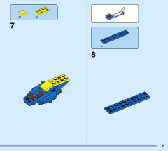 LEGO 60316 instructions page 9 – build guide