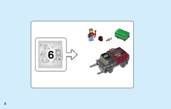 LEGO 60316 instructions page 2 – build guide