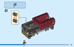 LEGO 60316 instructions page 43 – build guide