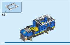 LEGO 60317 instructions page 44 – build guide