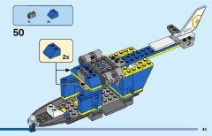 LEGO 60317 instructions page 43 – build guide