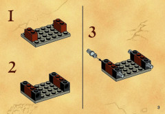 LEGO 6032 instructions page 3 – build guide