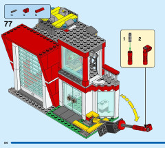 LEGO 60320 instructions page 84 – build guide