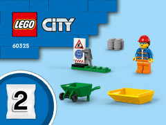 LEGO 60325 instructions page 1 – build guide