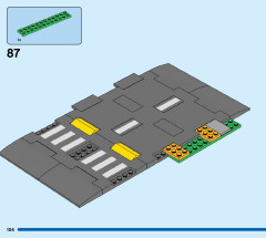 LEGO 60329 instructions page 104 – build guide