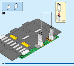 LEGO 60329 instructions page 108 – build guide