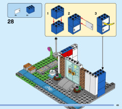 LEGO 60329 instructions page 43 – build guide
