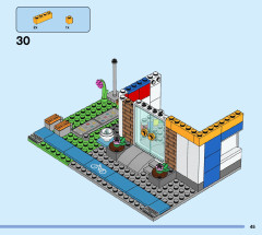 LEGO 60329 instructions page 45 – build guide