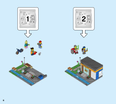 LEGO 60329 instructions page 6 – build guide