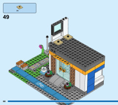 LEGO 60329 instructions page 66 – build guide