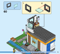 LEGO 60329 instructions page 73 – build guide