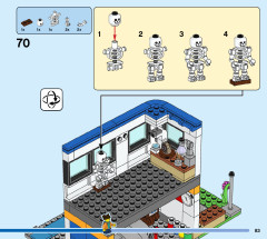 LEGO 60329 instructions page 83 – build guide