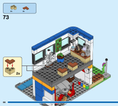 LEGO 60329 instructions page 86 – build guide