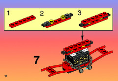 LEGO 6033 instructions page 10 – build guide