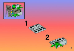 LEGO 6033 instructions page 3 – build guide
