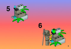LEGO 6033 instructions page 5 – build guide