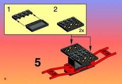 LEGO 6033 instructions page 8 – build guide