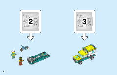 LEGO 60330 instructions page 2 – build guide