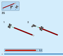 LEGO 60338 instructions page 44 – build guide