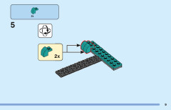 LEGO 60343 instructions page 9 – build guide