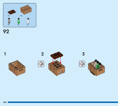LEGO 60347 instructions page 100 – build guide