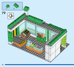 LEGO 60347 instructions page 84 – build guide