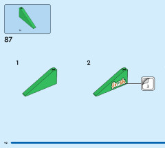 LEGO 60347 instructions page 92 – build guide
