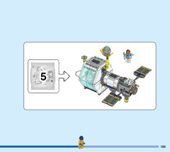 LEGO 60349 instructions page 105 – build guide