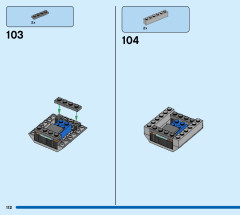 LEGO 60349 instructions page 112 – build guide