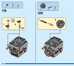 LEGO 60349 instructions page 122 – build guide